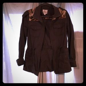 Vintage jacket with floral detail